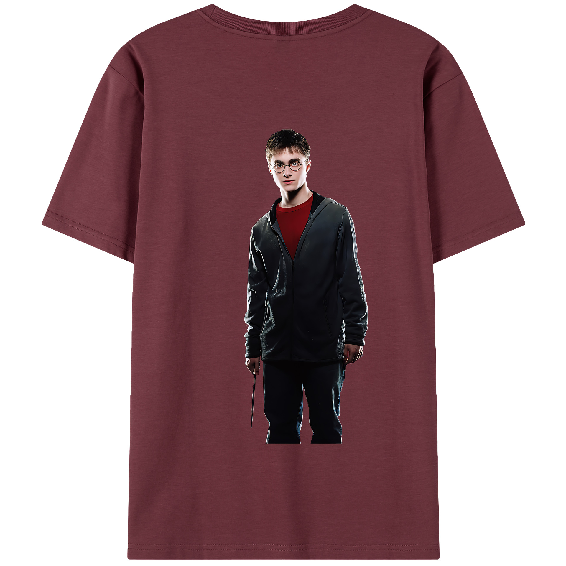 （画像用） Harry Potter ハリー・ポッターシリーズ 綿100％半袖Tシャツ（背面プリント）